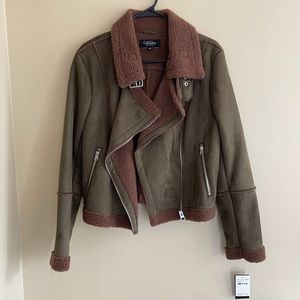 Olive Moto Jacket from Nordstrom Rack